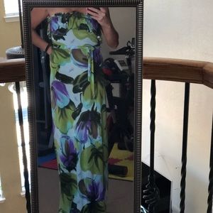 Baby Phat strapless maxi dress